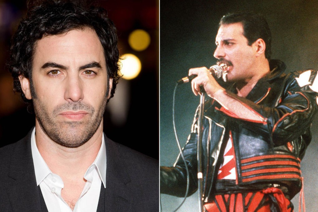 UK actor Sacha Baron-Cohen (left) quit the film on Queen frontman Freddie Mercury over "creative differences".Photos: AFP