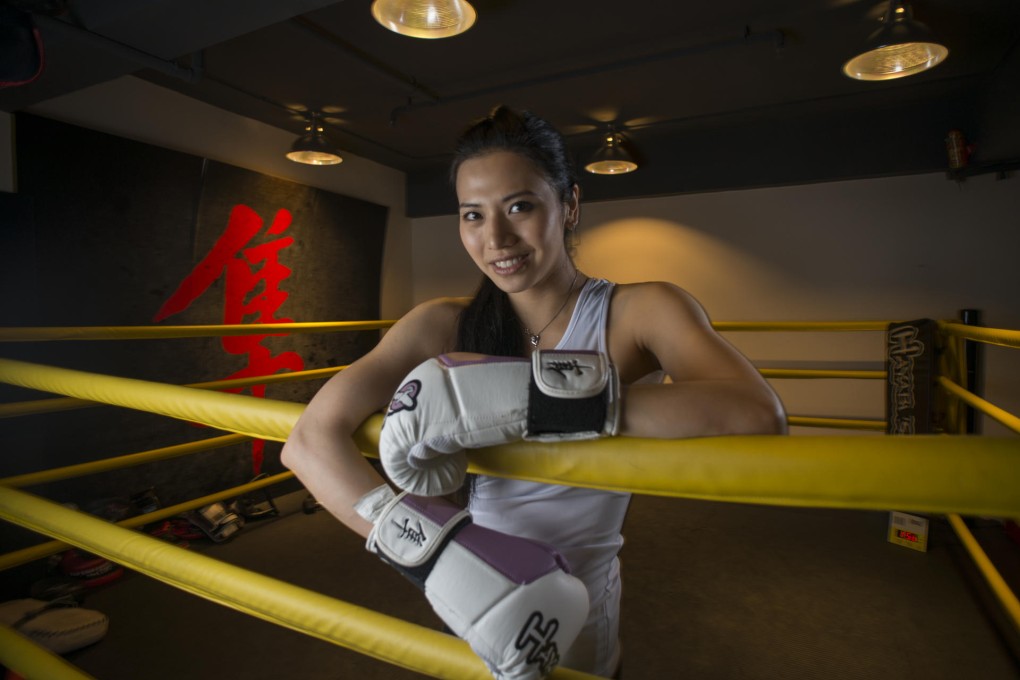 Lisa Cheng in her martial arts and fitness studio Hayabusa in Central.Photos: Antony Dickson