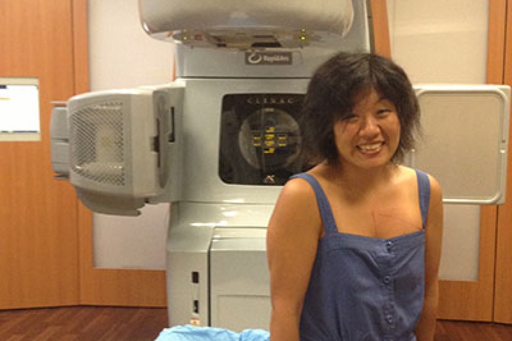 Amy Wu recovering from breast cancer treatment. Photo: Amy Wu
