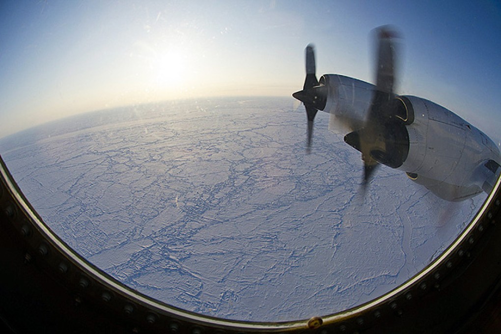 Arctic sea ice has shrunk to record levels. Photo: EPA