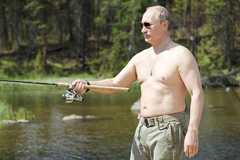 Russia's President Vladimir Putin fishes in Tyva Republic in the Siberian Federal District on July 20. Photo: Reuters