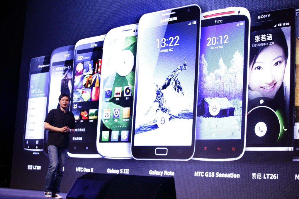 Lei Jun, founder and CEO of China's mobile company Xiaomi, speaks at a launch ceremony of Xiaomi Phone 2 in Beijing. Photo: Reuters
