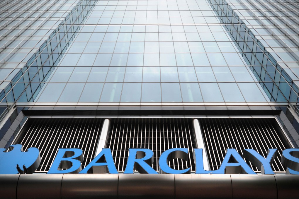 Barclays announced a plan of raising £5.8 billion (HK$69.2 billion) in a rights offering. Photo: AFP
