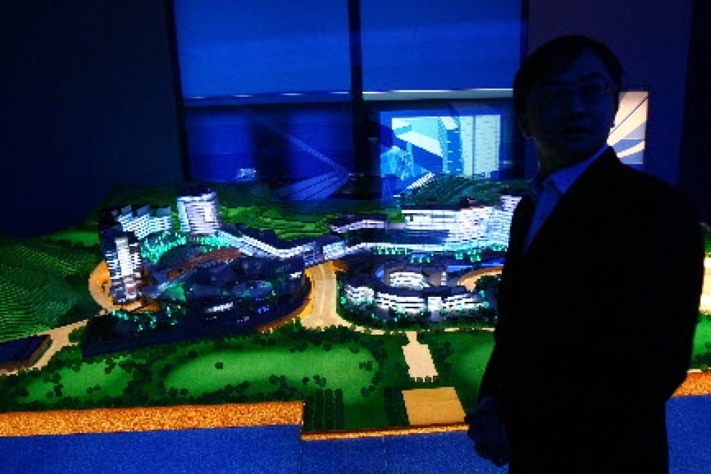 The Cyberport model. Photo: Oliver Tsang