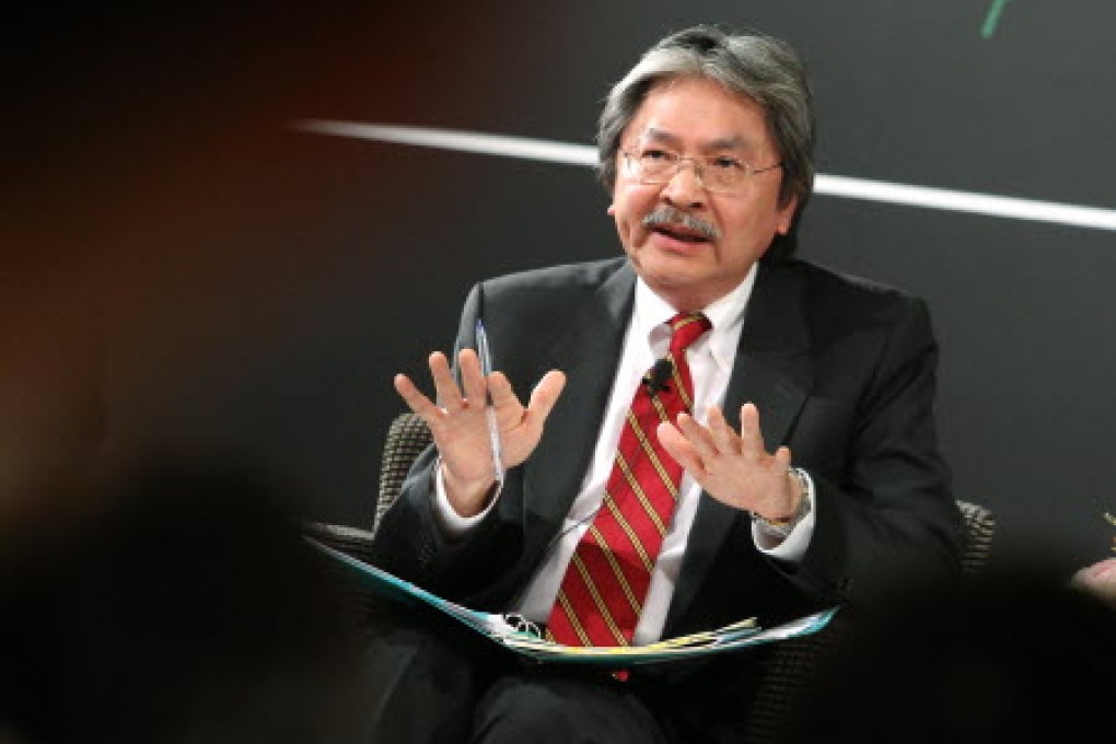 Financial Secretary John Tsang Chun-wah. Photo: Sam Tsang