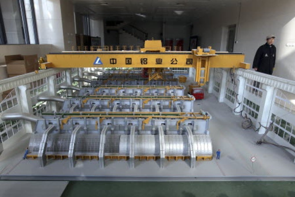 Investor says Chalco is a "good long-term bet" as it's backed by government's plan to reduce overcapacity of aluminium. Photo: Bloomberg