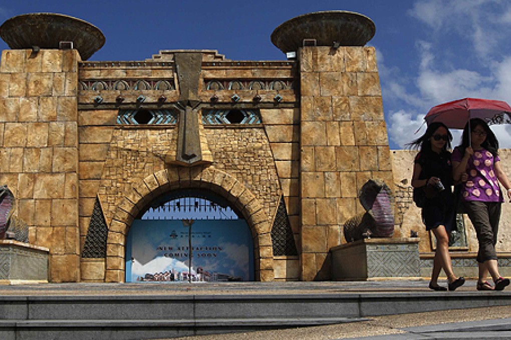 A closed attraction at Fisherman’s Wharf. It was a bad bet for American backers who invested US$400 million in 2006. Photos: Reuters