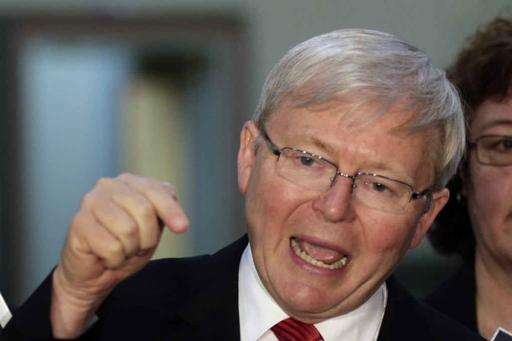 Kevin Rudd. Photo: AP