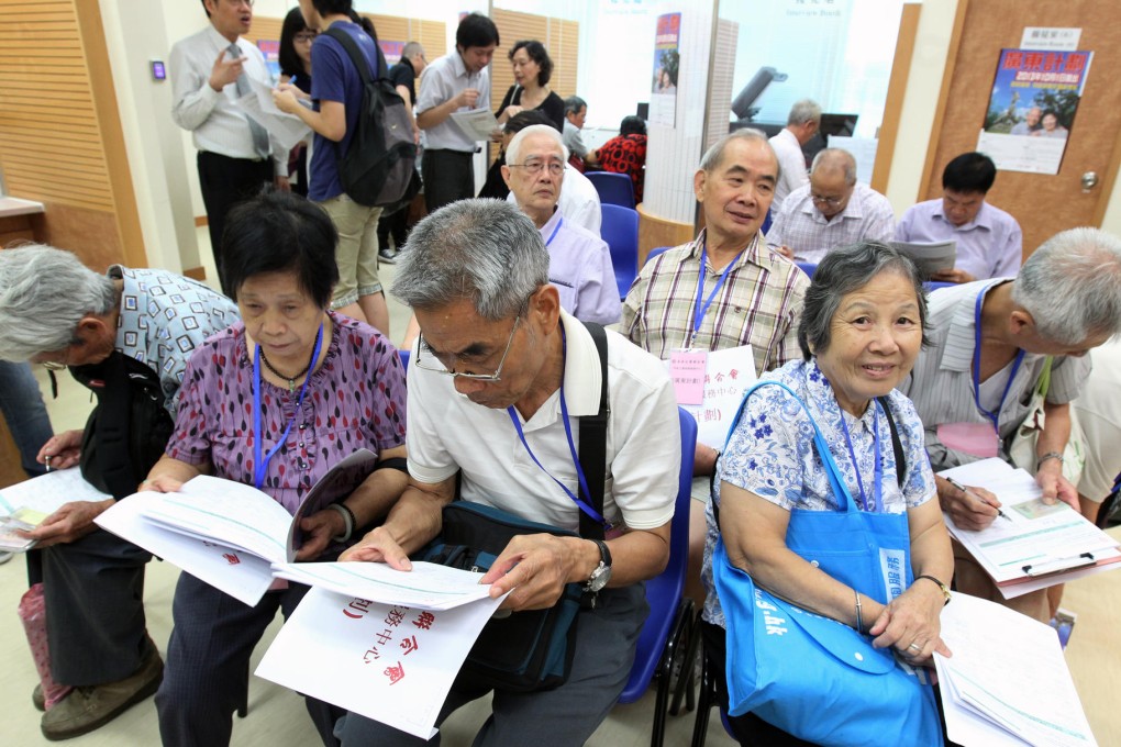 Hopeful applicants fill the Social Welfare Department office in Sheung Shui, but for most of them it was a wasted exercise. Photo: Dickson Lee