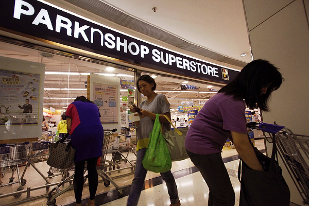 A Hong Kong branch of Parknshop supermarket, owned by Li Ka-shing. Photo: Reuters