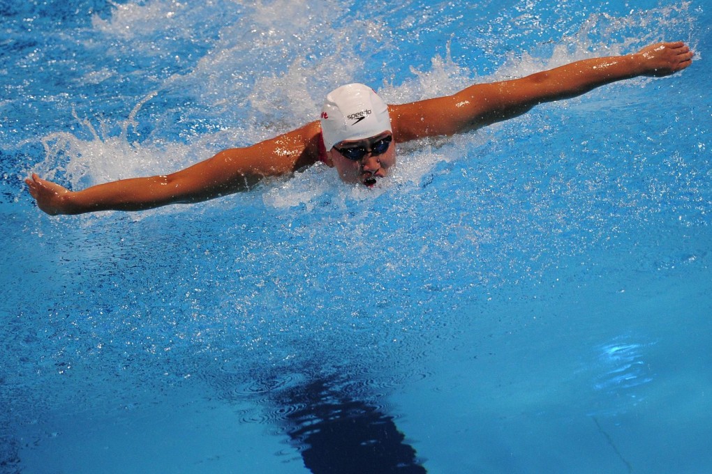 China's Liu Zige in action during her winning performance in the women's 200-metre butterfly at the world championships. Photo: AFP