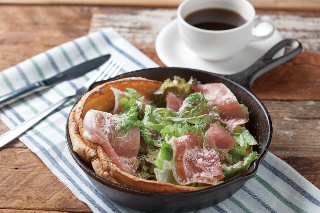 Proscuitto with cheese pancake at Wired Cafe.