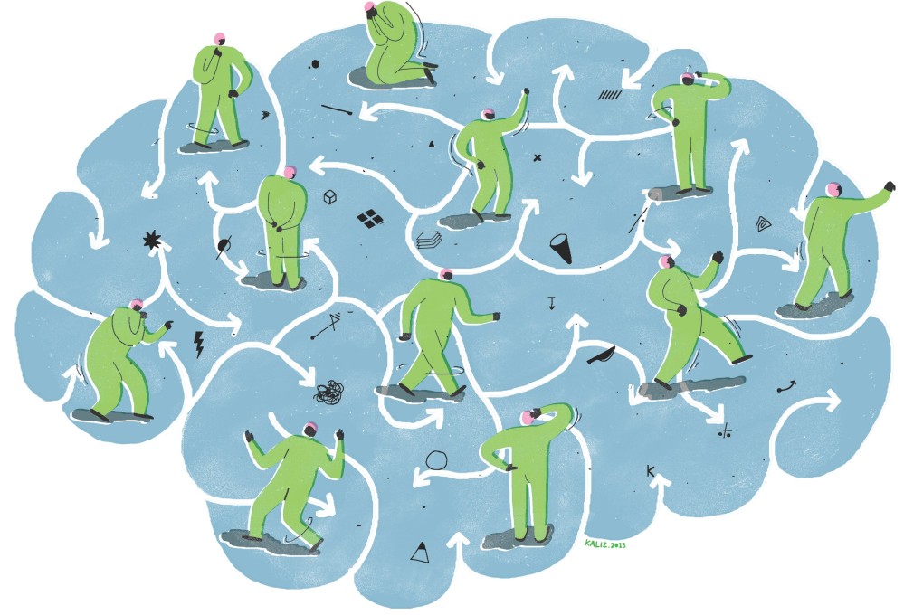 Conflict in the neuro zone. Illustration: Kaliz Y.C. Lee