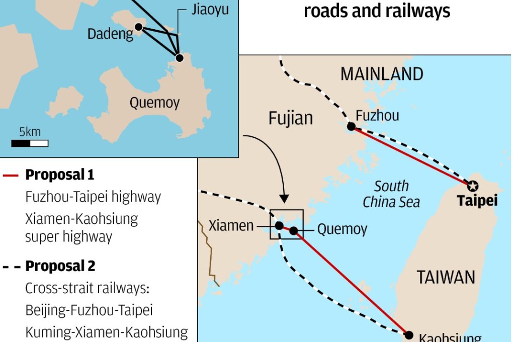 China plans cross-strait highways with Taiwan