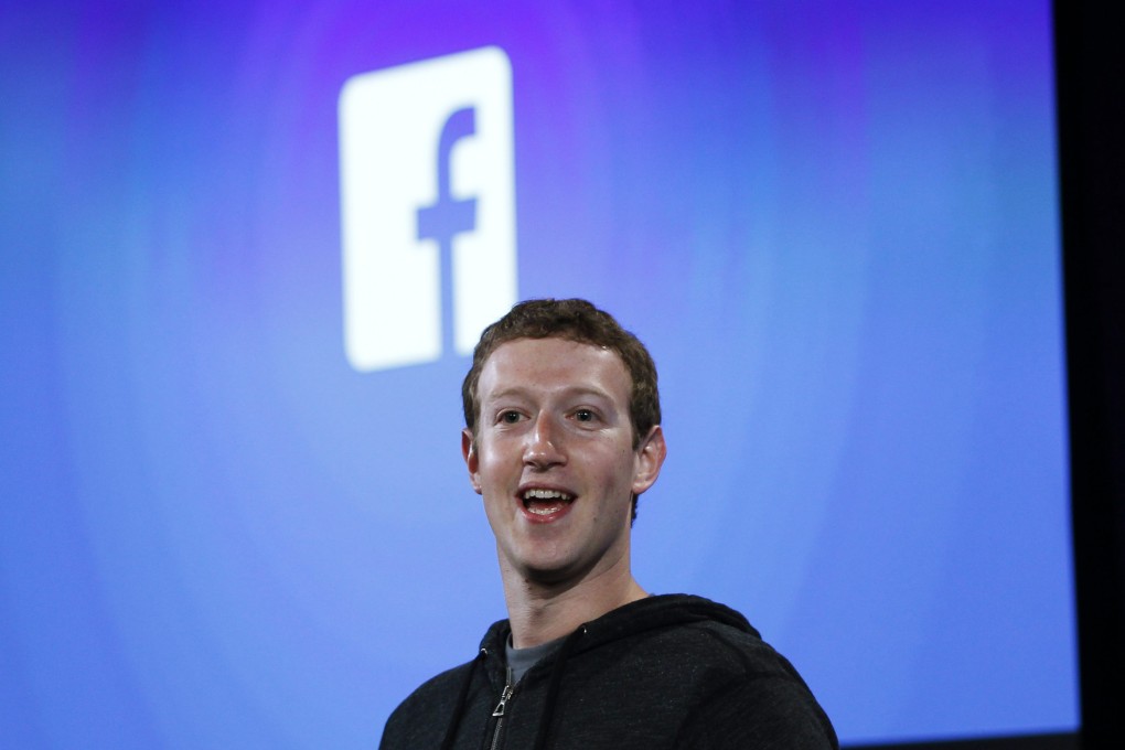 Mark Zuckerberg, Facebook's co-founder and chief executive speaks during a Facebook press event in Menlo Park, California. Photo: Reuters