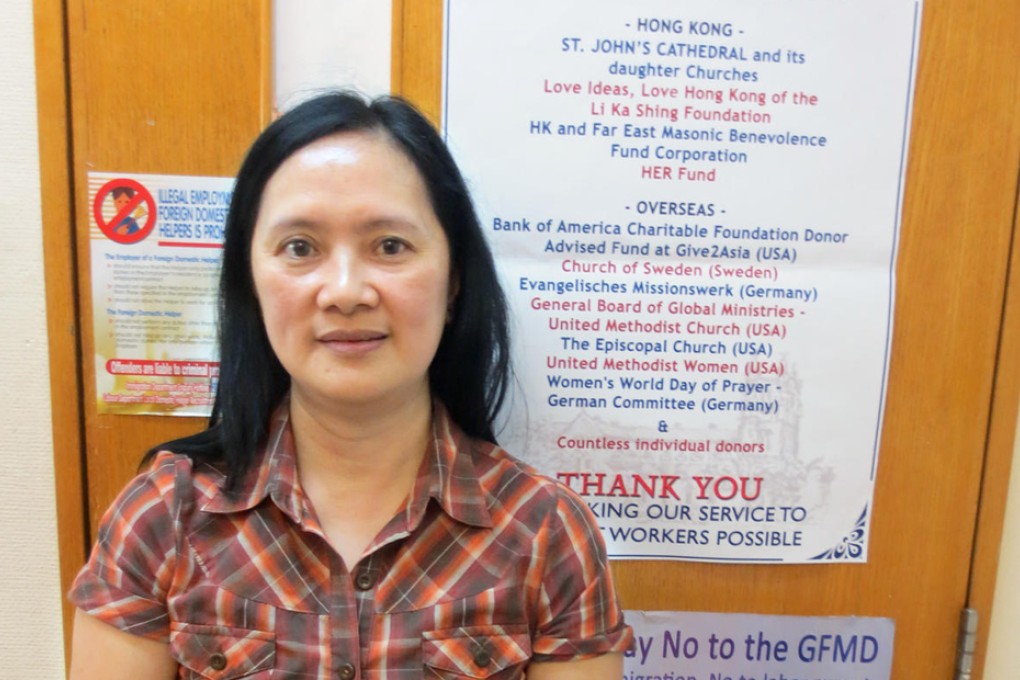 Mission for Migrant Workers cas worker Cynthia Dacanay. Photo: Jonathan Levine