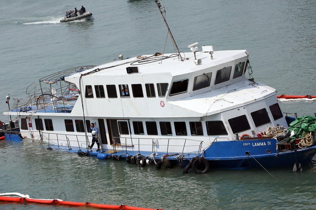The collision with the Lamma IV claimed 39 lives. Photo: David Wong