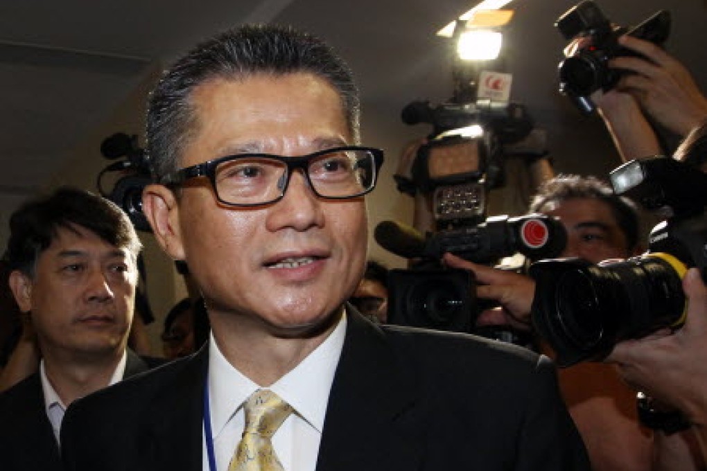 Paul Chan Mo-po. Photo: Sam Tsang