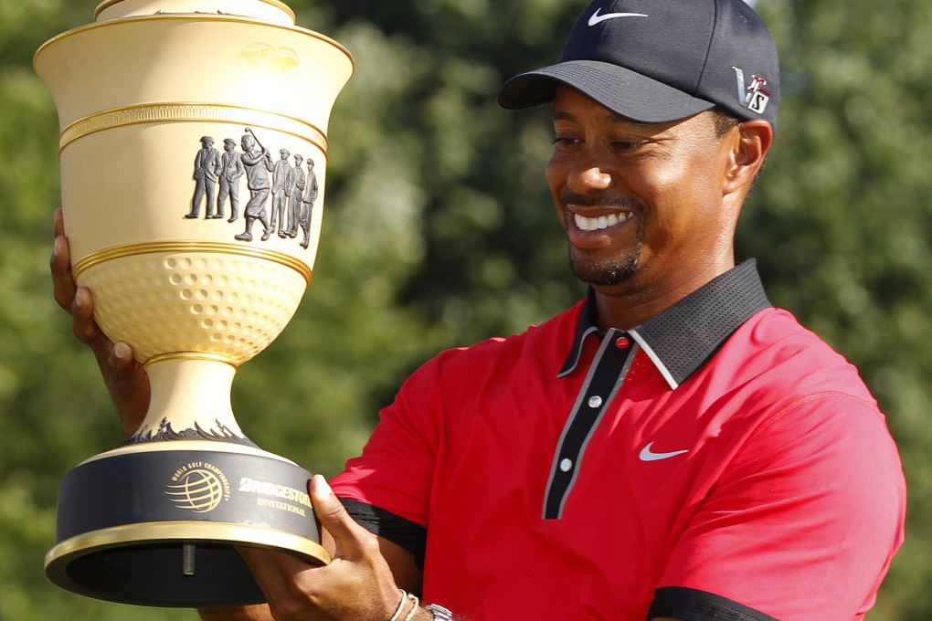 Tiger Woods wins the WGC-Bridgestone Invitational in Akron, Ohio. Photo: Reuters