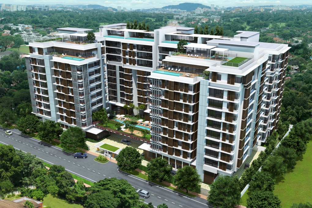 Illustration of a residential building in Kuala Lumpur. Photo: SCMP Pictures
