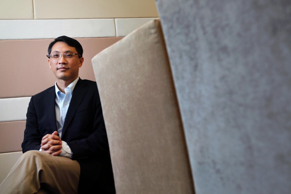 Vincent Wong's Solution-On-Wheels has a plan for the city to achieve universal suffrage. Photo: May Tse