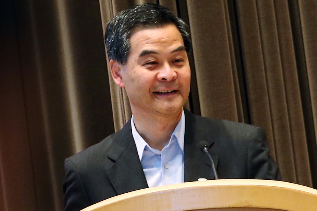 Leung Chun-ying. Photo: Felix Wong