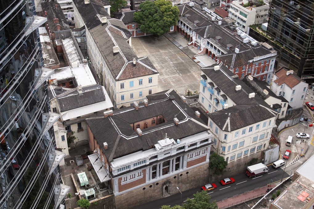 The Central Police Station site on Hollywood Road. Photo: David Wong