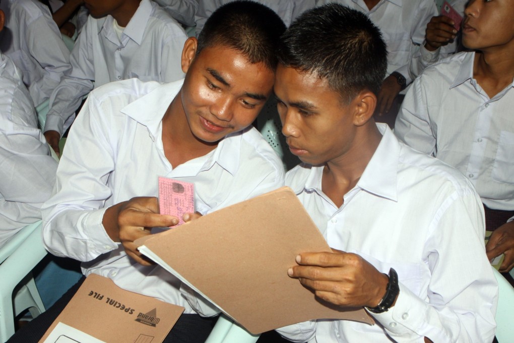 Former Myanmar child soldiers being returns to their families in Yangon. Photo: AP