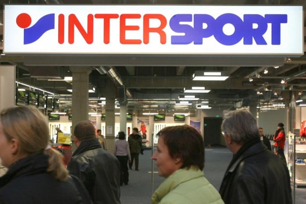 Intersport International has stores in 42 countries and sells more than 50 brands of products covering most sports. Photo: AP