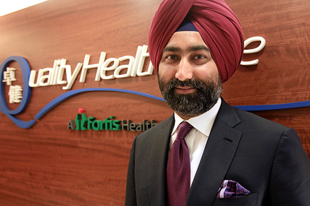 Malvinder Mohan Singh, chairman of Fortis Healthcare. Photo: Jonathan Wong