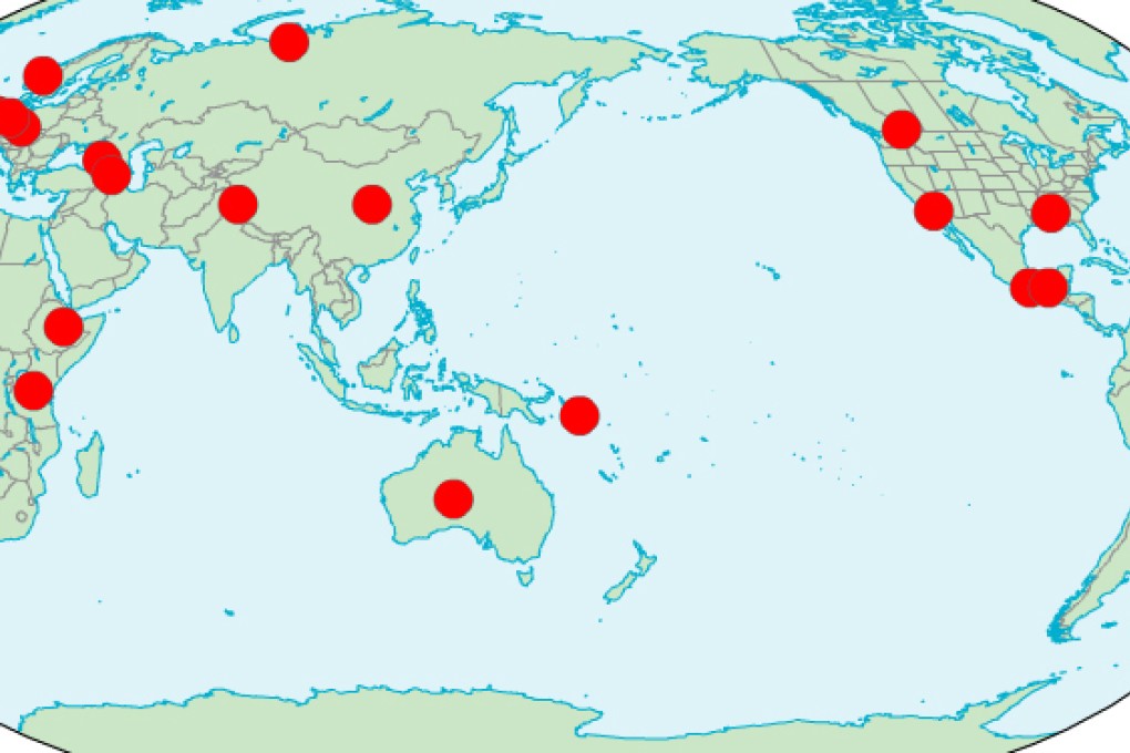 The 25 "weirdest languages of the world" are, in North America: Chalcatongo Mixtec,Choctaw, Mesa Grande Diegueño, Kutenai, and Zoque; in South America:Paumarí and Trumai; in Australia/Oceania: Pitjantjatjara and Lavukaleve; in Africa: Harar Oromo, Iraqw, Kongo, Mumuye, Ju|’hoan, and Khoekhoe; in Asia: Nenets, Eastern Armenian, Abkhaz, Ladakhi, and Putonghua; and in Europe: German, Dutch, Norwegian, Czech and Spanish.