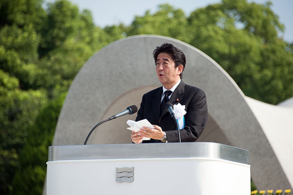 Shinzo Abe's vision for Japan rests upon a strong national defence. Photo: Xinhua
