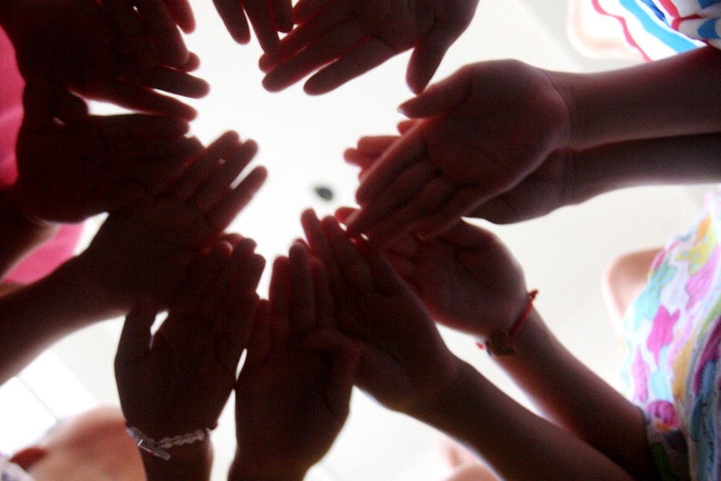 The six young female victims, aged 8 and 9, say they gain strength from each other. Photo: Mimi Lau