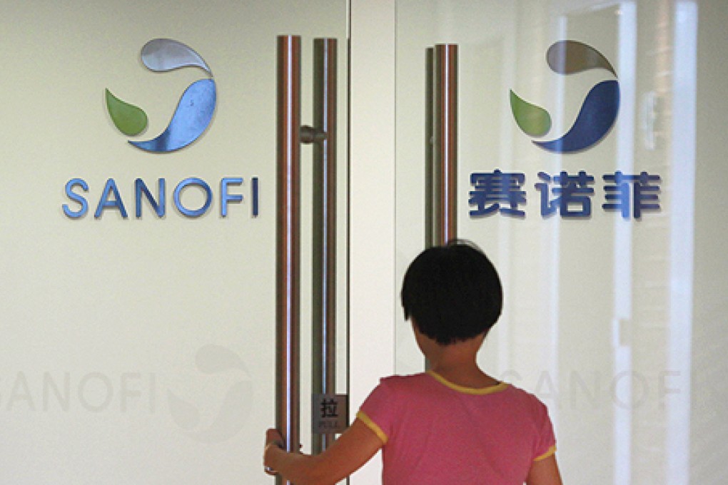 A Chinese newspaper has reported an allegation from an unnamed person that Sanofi of France had paid bribes to hundreds of doctors in China in 2007. Photo: Reuters