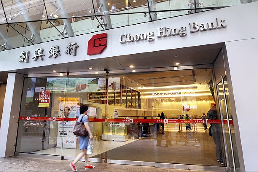 Chong Hing has been widely seen as a potential takeover target for both mainland and overseas investors wanting to own one of the city's banks. Photo: Dickson Lee