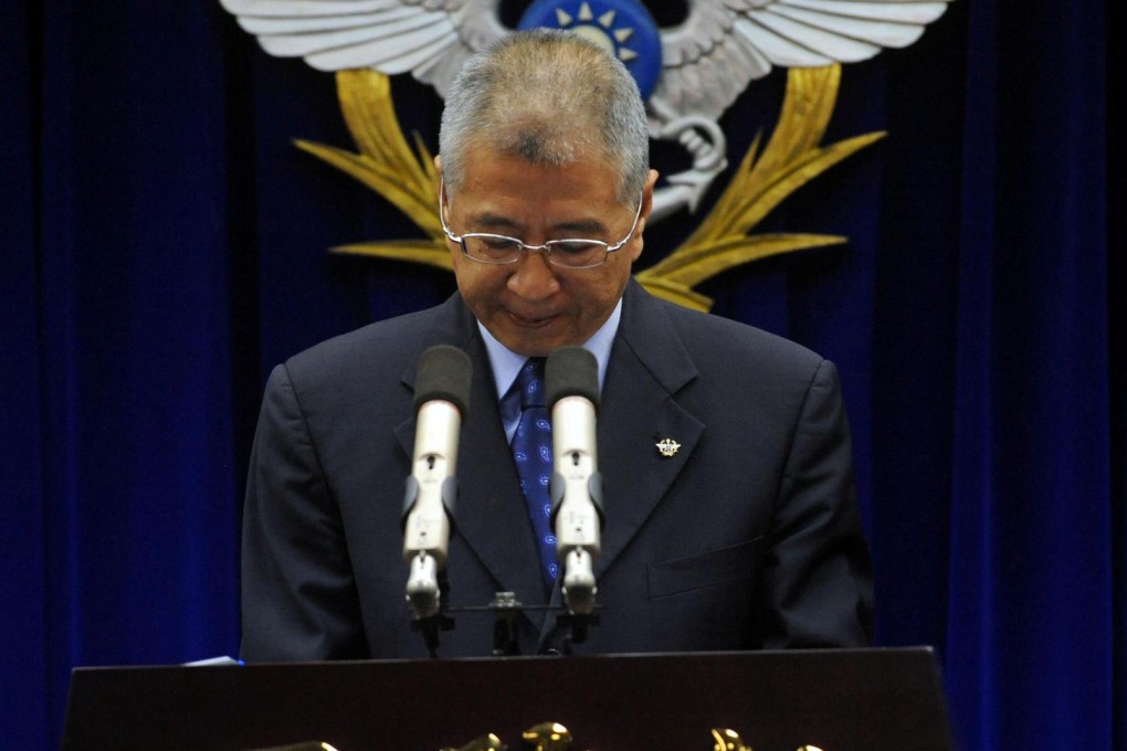 Andrew Yang resigns as Taiwan's defence minister after less than a week in the job. Photo: CNA