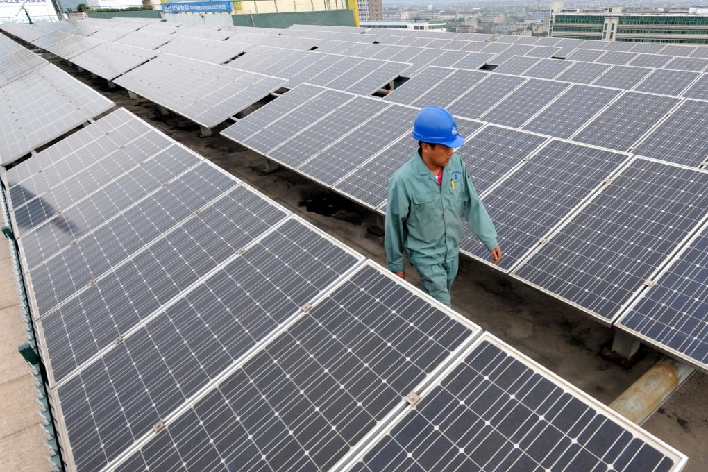 China is the world’s dominant solar panel supplier, but its EU shipments will be capped at 7 gigawatt (GW) a year. Photo: Xinhua
