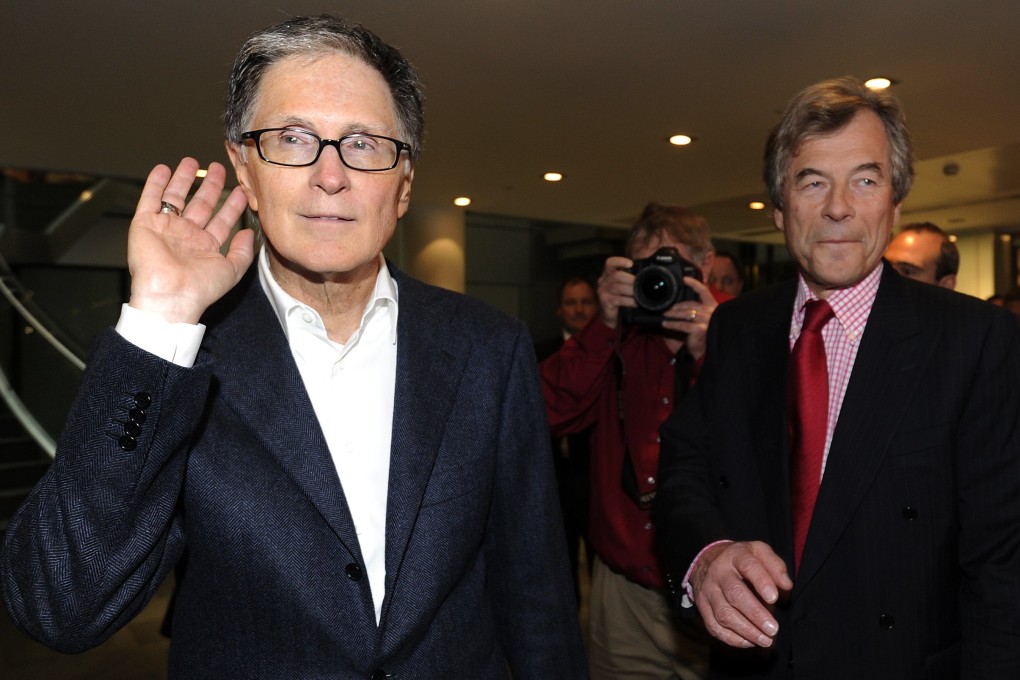John W Henry (left), the owner of Liverpool Football Club. Photo: Reuters