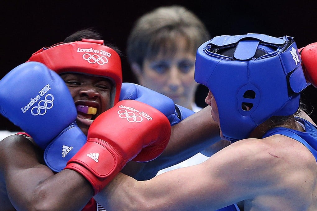 Claressa Shields on her way to winning an Olympic gold medal, the only American boxer, male or female, to do so in London last year. Photo: Xinhua