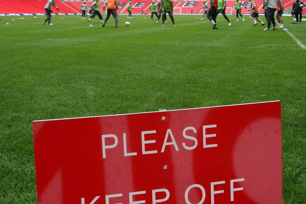 Wembley Stadium has opted for a hybrid turf. Photo: AP