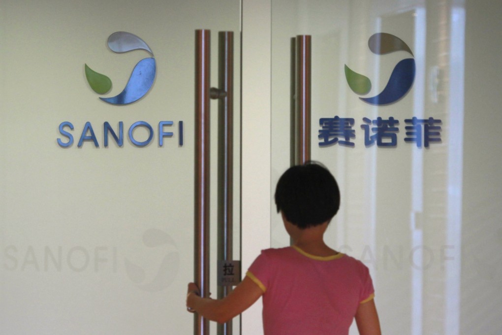 The Shanghai office of French drugmaker Sanofi. Photo: Reuters