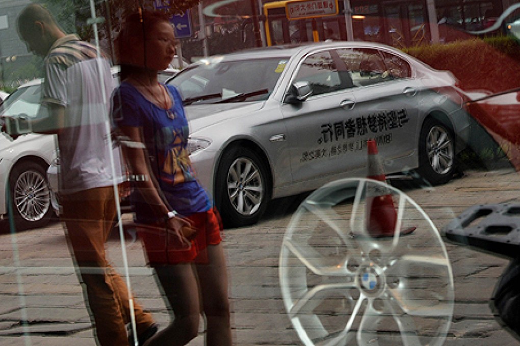 A Chinese automotive association is collecting data on the price of all foreign cars sold in the country for a government agency that has fined companies for price-fixing. Photo: AFP