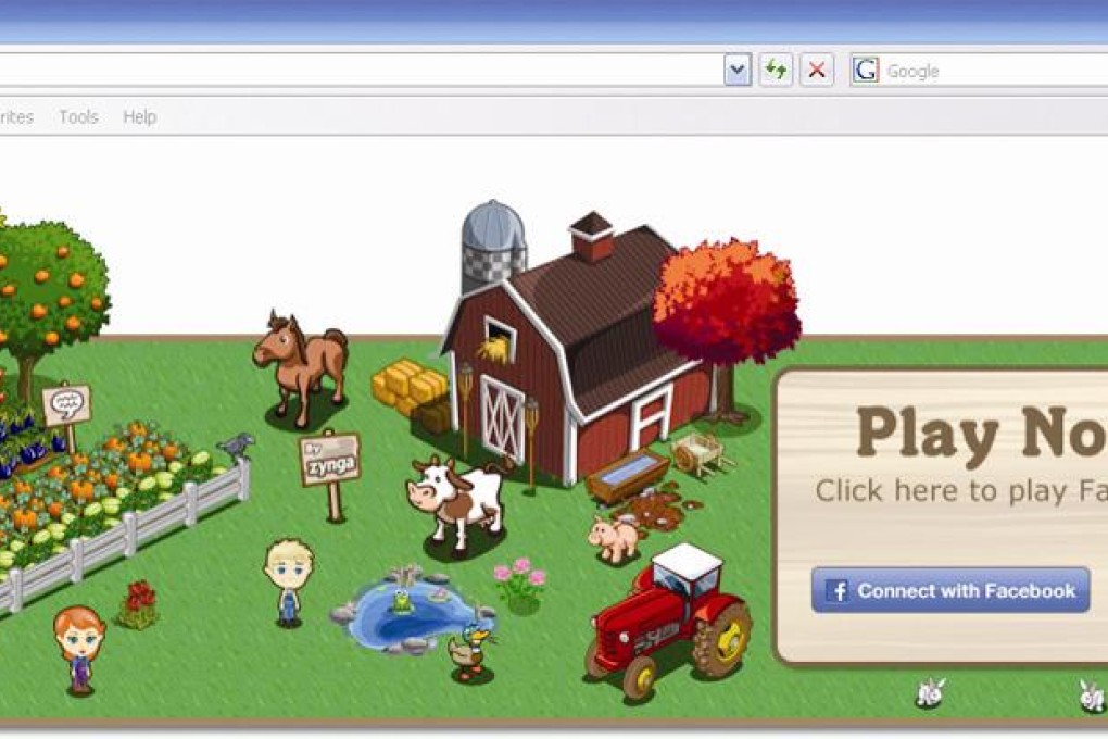 Zynga’s best known game is FarmVille, which it launched in 2009. Photo: SCMP