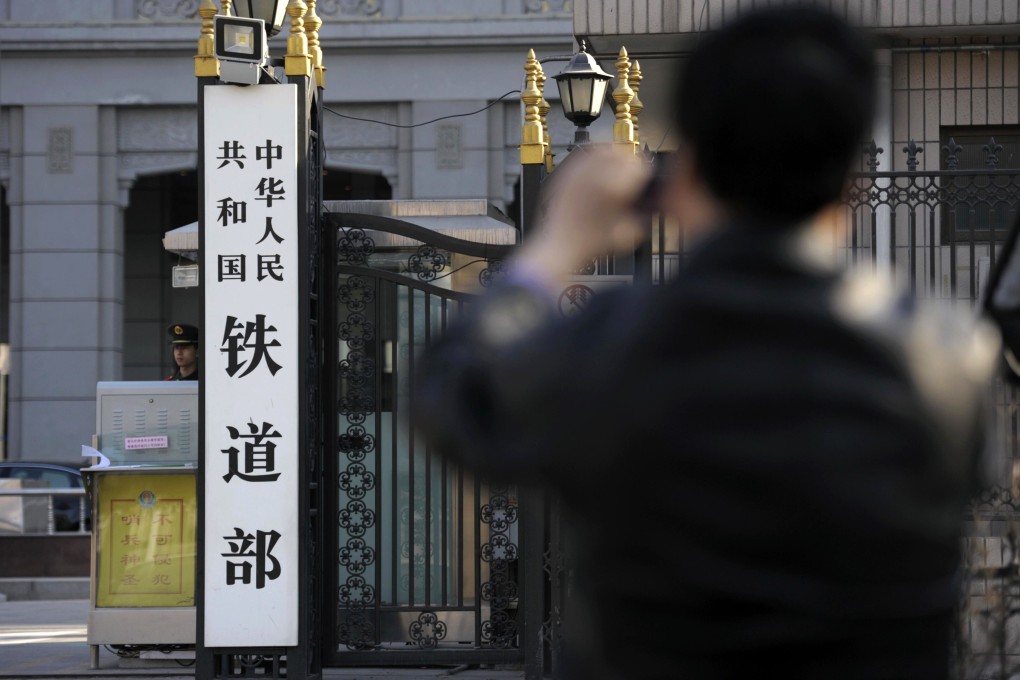 China’s railway ministry in Beijing. The agency – a major employer – was abolished in March. Photo: AFP