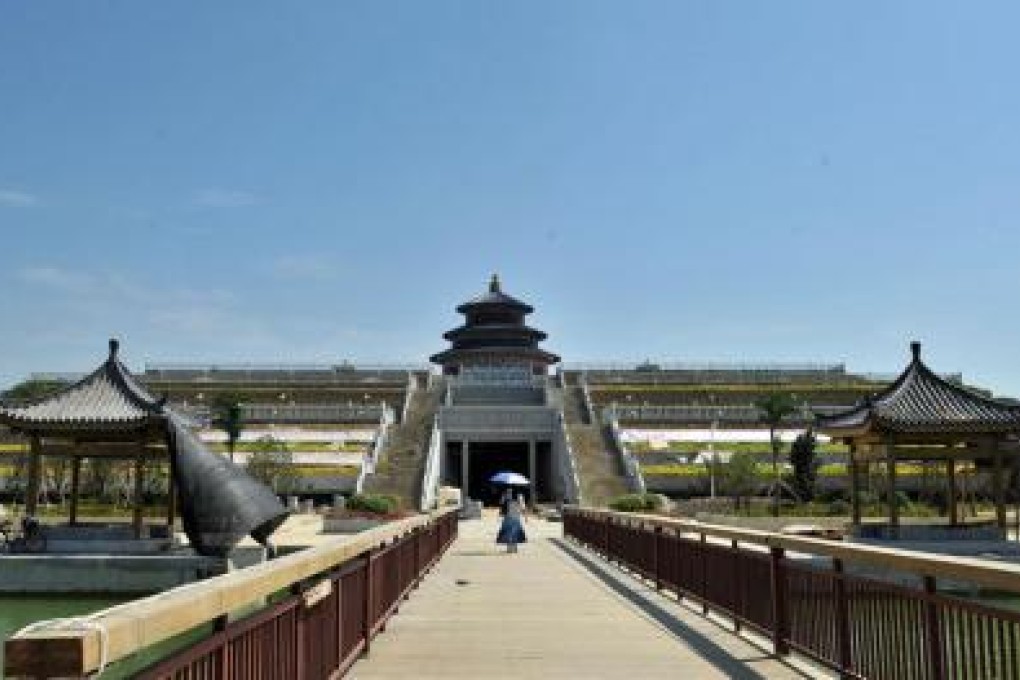 The tomb spans over 26 hectares in Wuhan. Photo: Screenshot via China News