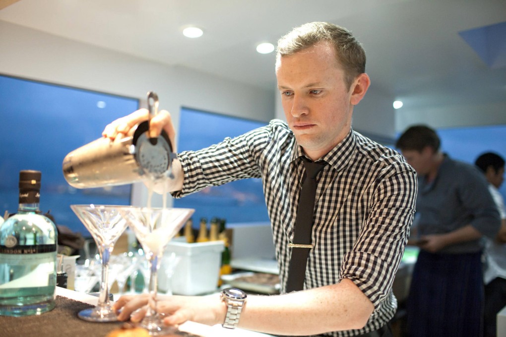 Award-winning bartender Tom Wood gets fruity with the cocktails.