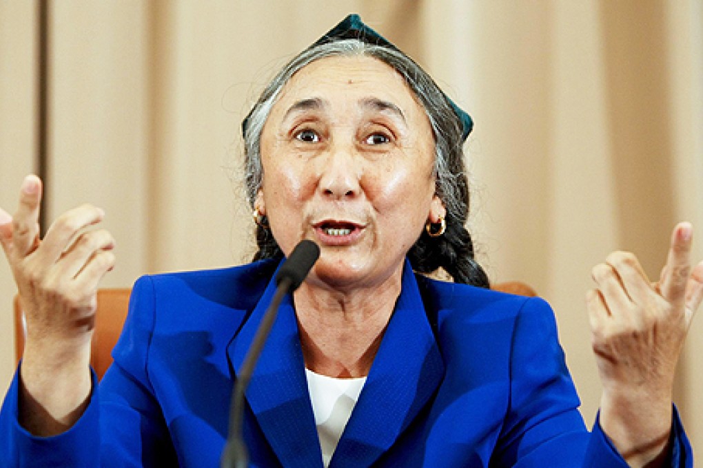 Exiled president of the World Uygur Congress Rebiya Kadeer. Photo: EPA