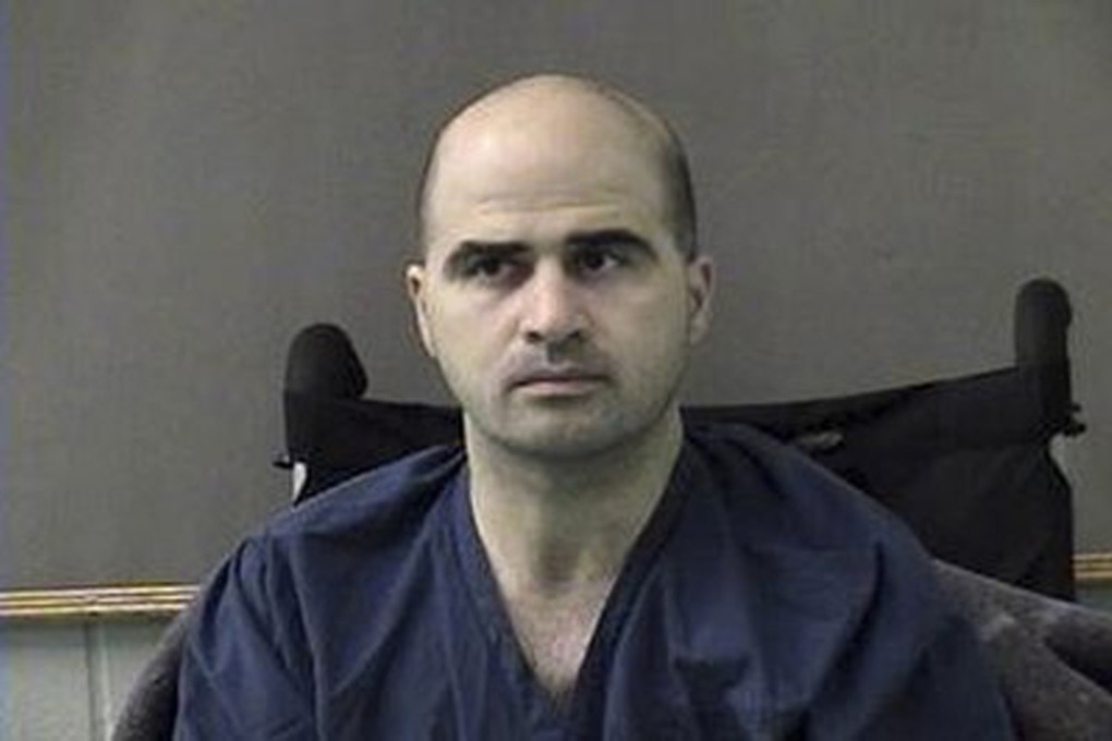 US Major Nidal Malik Hasan. Photo: AFP