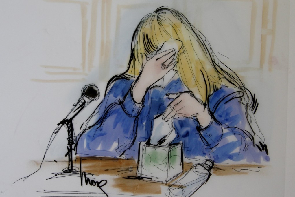 A courtroom sketch depicting the testimony of Debbie Rowe, ex-wife of singer Michael Jackson, at Los Angeles Superior Court.  Photo: Reuters