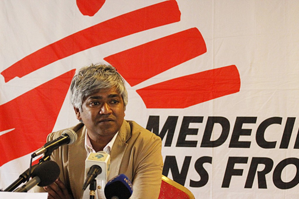 Medecins Sans Frontiers (MSF) International president Dr Unni Karunakara said MSF’s activities had been put under “unparallelled levels of risk”. Photo: AP